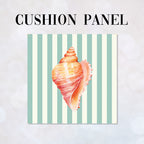 CUSHION Panel Shell 2 Mint Stripes CP-1116