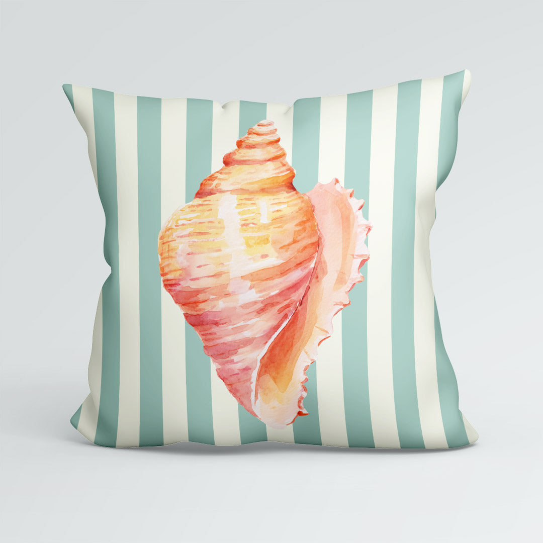 CUSHION Panel Shell 2 Mint Stripes CP-1116