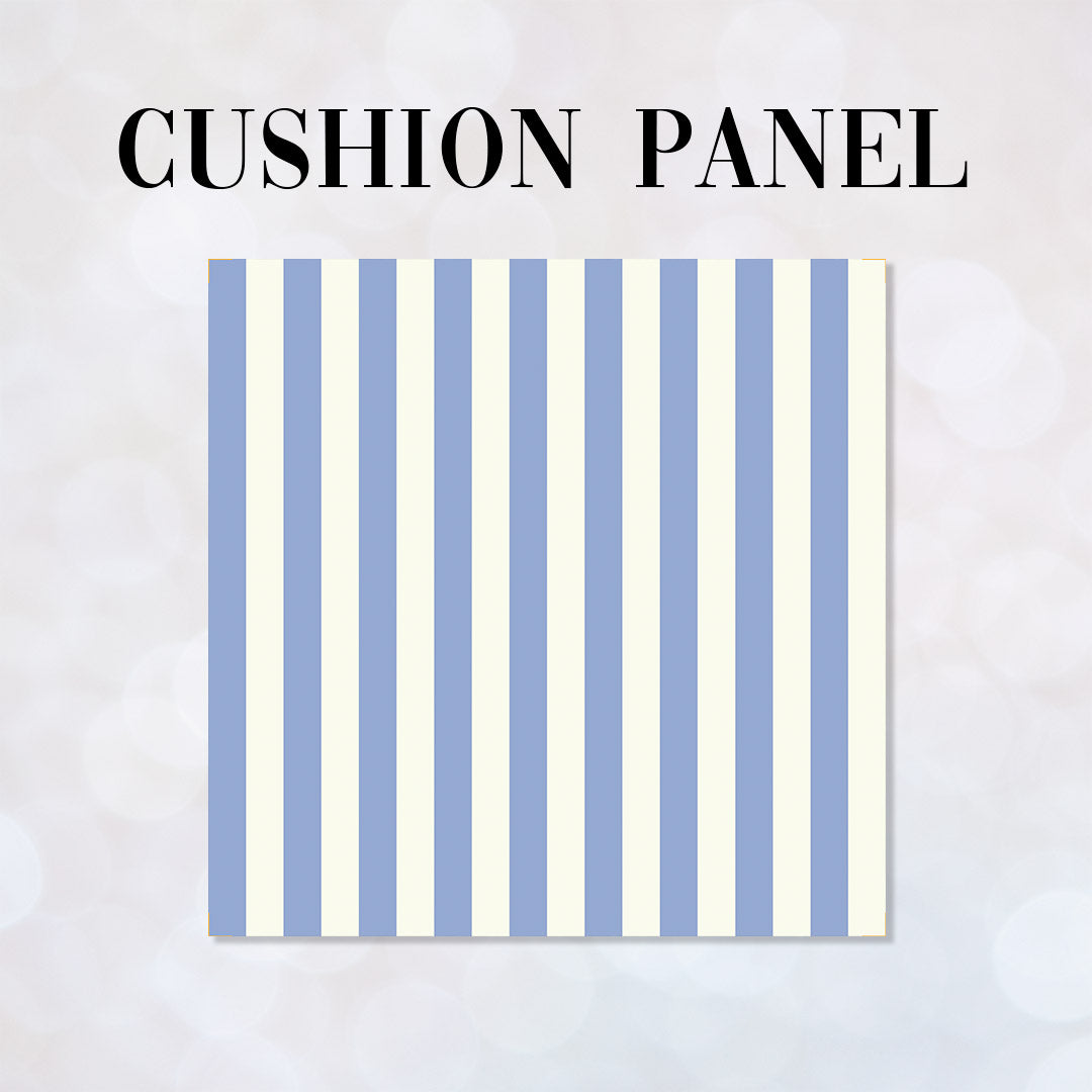 CUSHION Panel Blue Stripes CP-1117