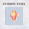 CUSHION Panel Shell 2 Blue Stripes CP-1125