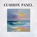 CUSHION Fabric Panel Tranquil Sunset Shore 3 CP-1352