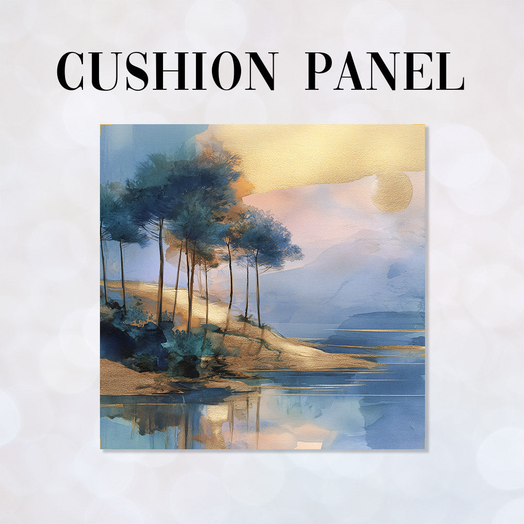 CUSHION Fabric Panel Tranquil Lakeside 1 CP-1353