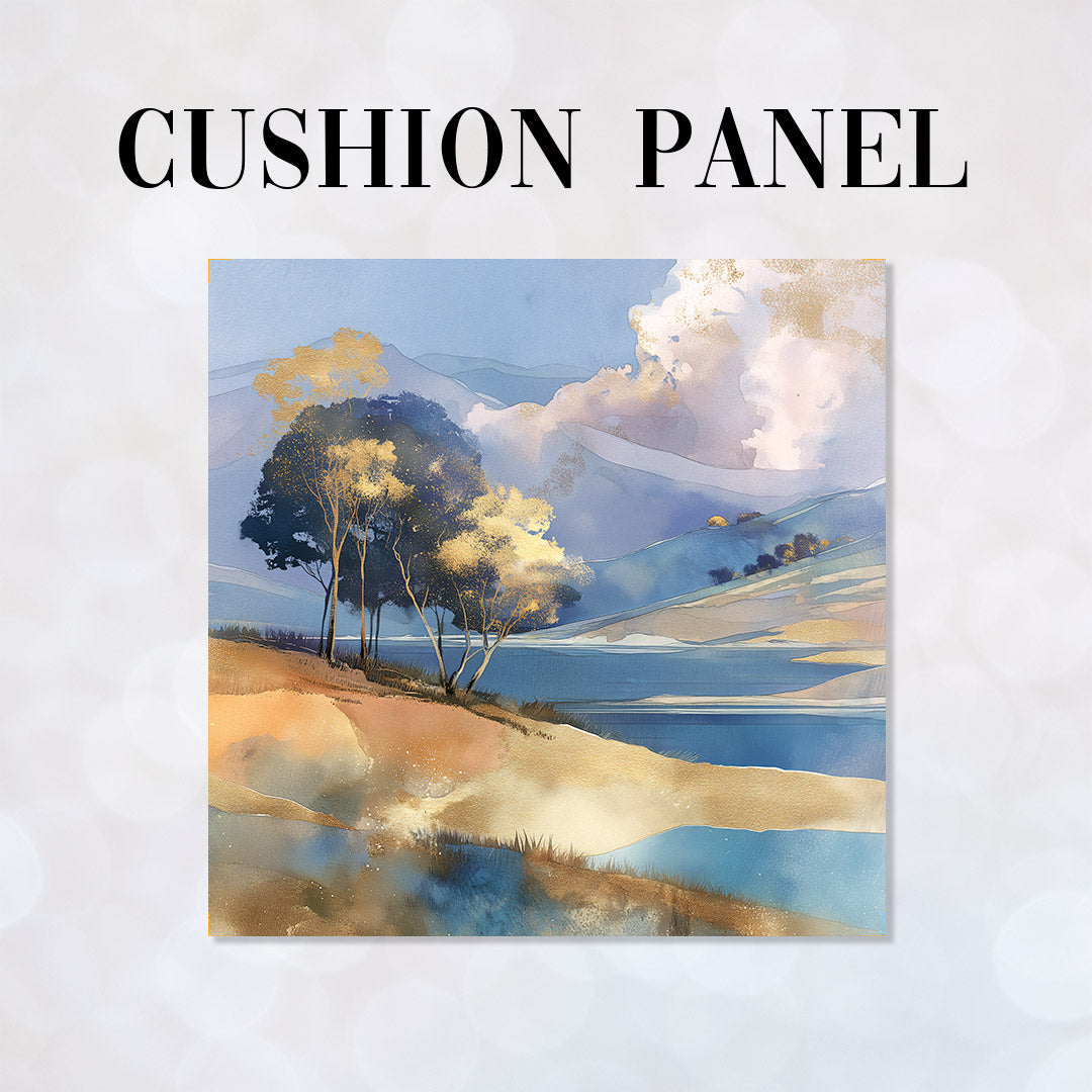 CUSHION Fabric Panel Tranquil Lakeside 2 CP-1355