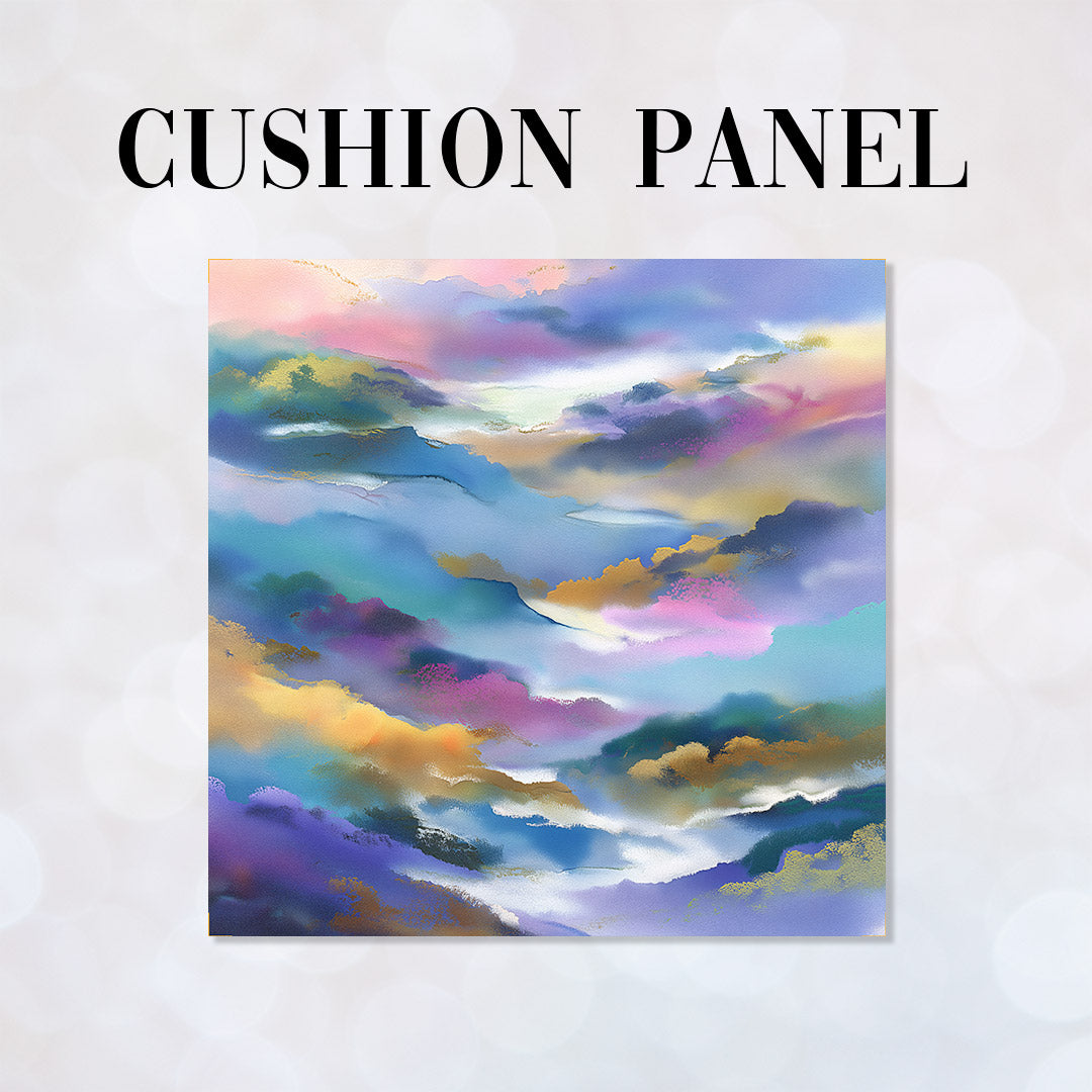 CUSHION Fabric Panel Tranquil Misty Hills 2 CP-1358