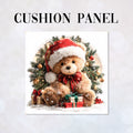 CUSHION Panel Christmas Teddy CP-1401