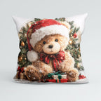 CUSHION Panel Christmas Teddy CP-1401