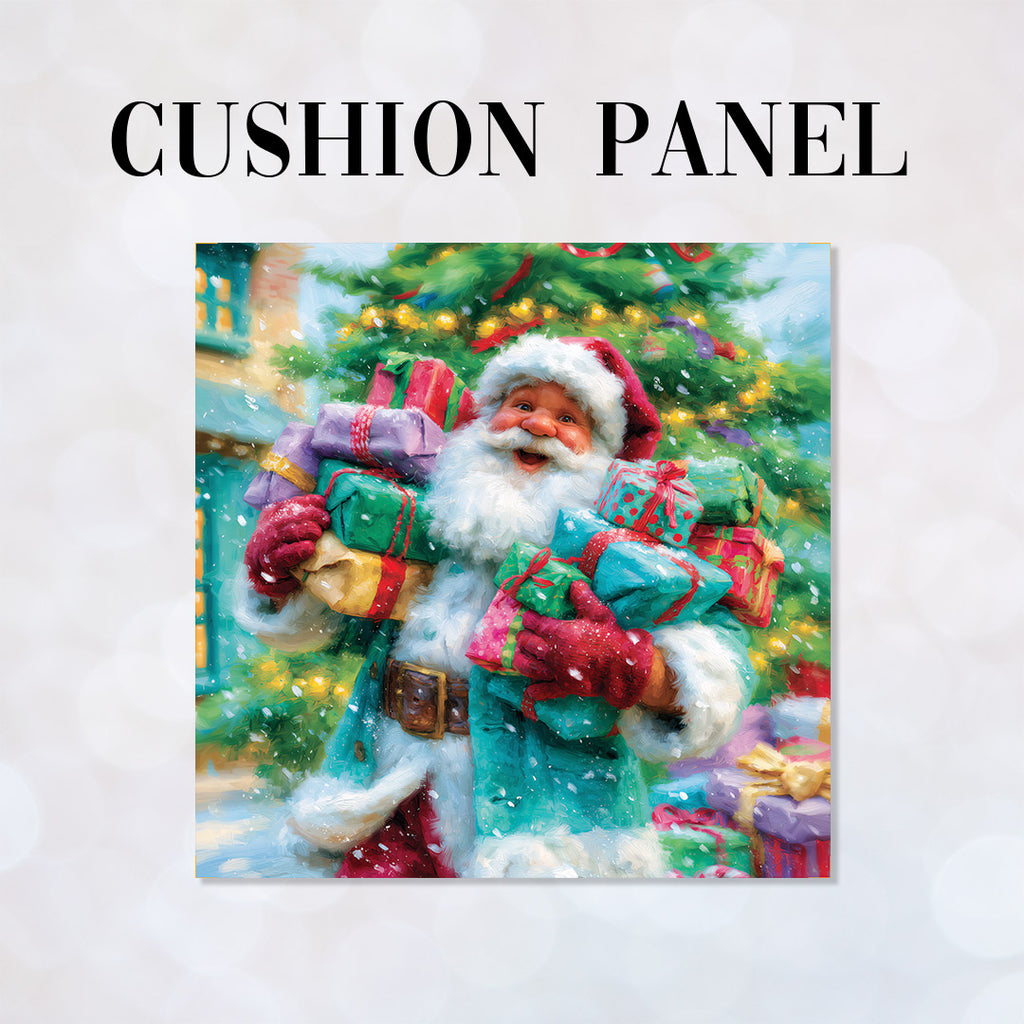 CUSHION Panel Colourful Santa CP-1403