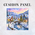 CUSHION Panel Winter Village CP-1404
