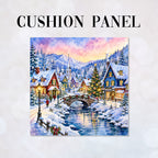 CUSHION Panel Winter Village CP-1404