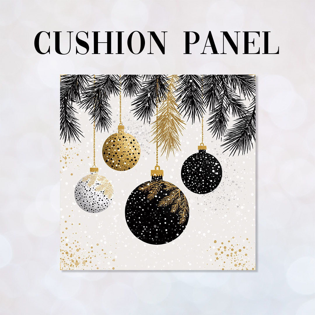CUSHION Panel Elegant Baubles CP-1406