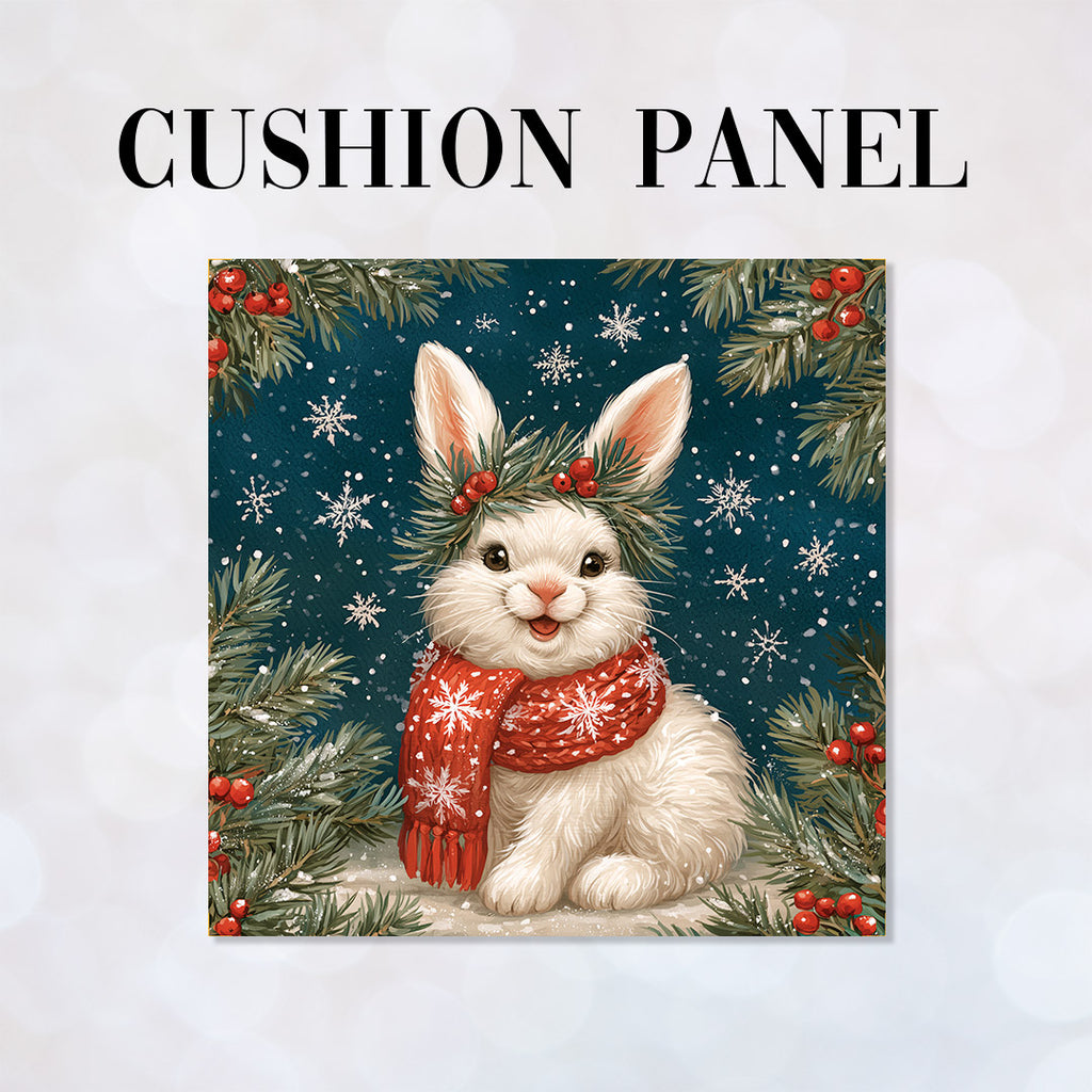 CUSHION Panel Winter Bunny CP-1409