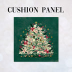 CUSHION Panel Christmas Tree Green CP-1411