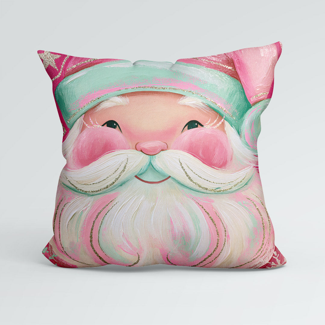 CUSHION Panel Pink Santa CP-1413