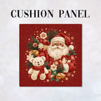 CUSHION Panel Santa and Teddy 1 CP-1414