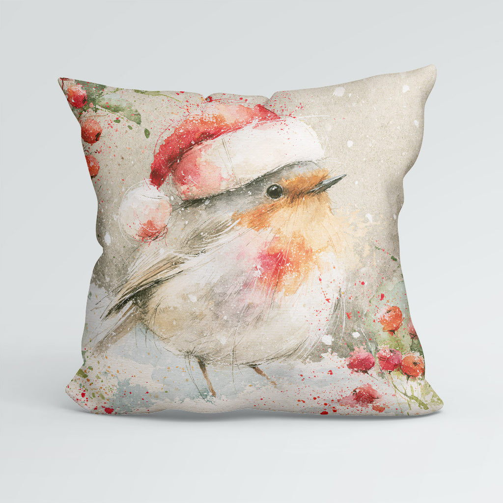 CUSHION Panel Winter Robin CP-1421