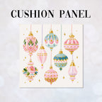 CUSHION Panel Pastel Baubles 1 CP-1423