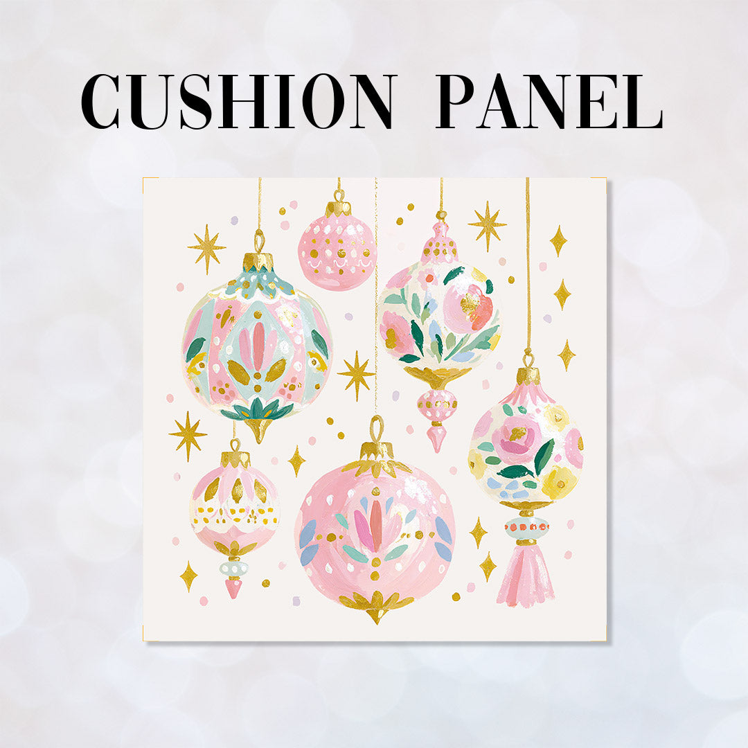 CUSHION Panel Pastel Baubles 2 CP-1425