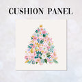 CUSHION Panel Pastel Christmas Tree CP-1426