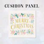 CUSHION Panel Pastel Merry Christmas CP-1429