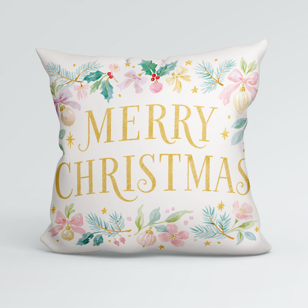 CUSHION Panel Pastel Merry Christmas CP-1429