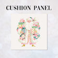 CUSHION Panel Pastel Santa with Presents CP-1430