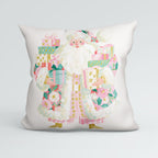 CUSHION Panel Pastel Santa with Presents CP-1430