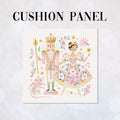 CUSHION Panel Pastel Nutcracker and Ballerina CP-1433