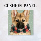CUSHION Panel Winter German Shepherd 2 CP-1439