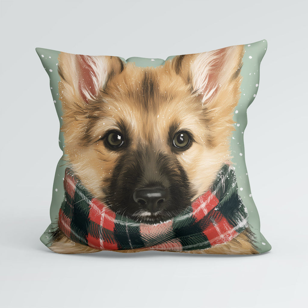CUSHION Panel Winter German Shepherd 2 CP-1439