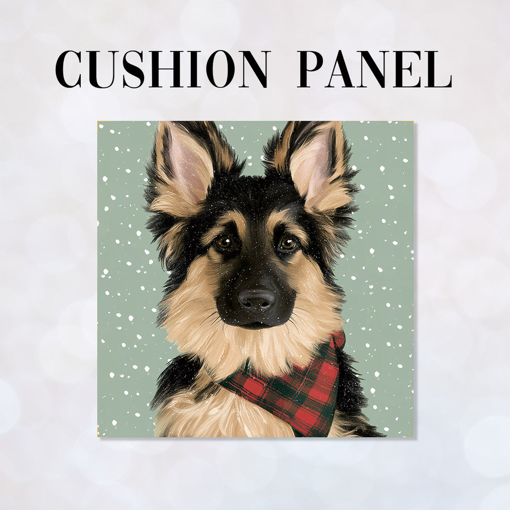 CUSHION Panel Winter German Shepherd CP-1440