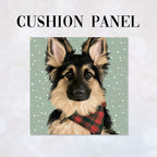 CUSHION Panel Winter German Shepherd CP-1440