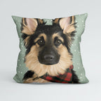 CUSHION Panel Winter German Shepherd CP-1440