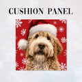 CUSHION Panel Christmas Goldendoodle CP-1449