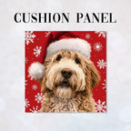 CUSHION Panel Christmas Goldendoodle CP-1449