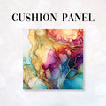 CUSHION Panel Abstract Ink Flowers 10 CP-148