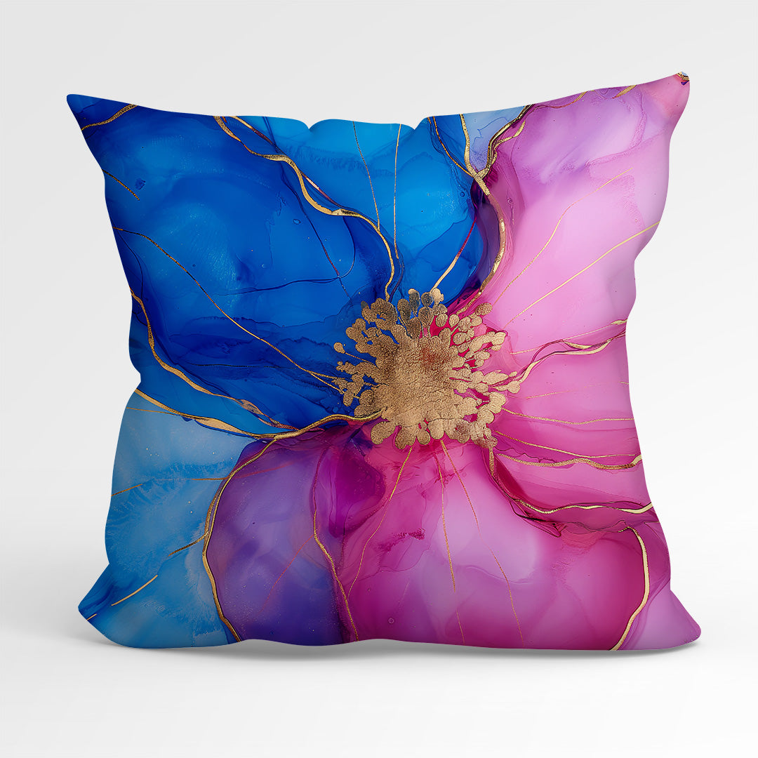 CUSHION Panel Abstract Ink Flower 2 CP-149