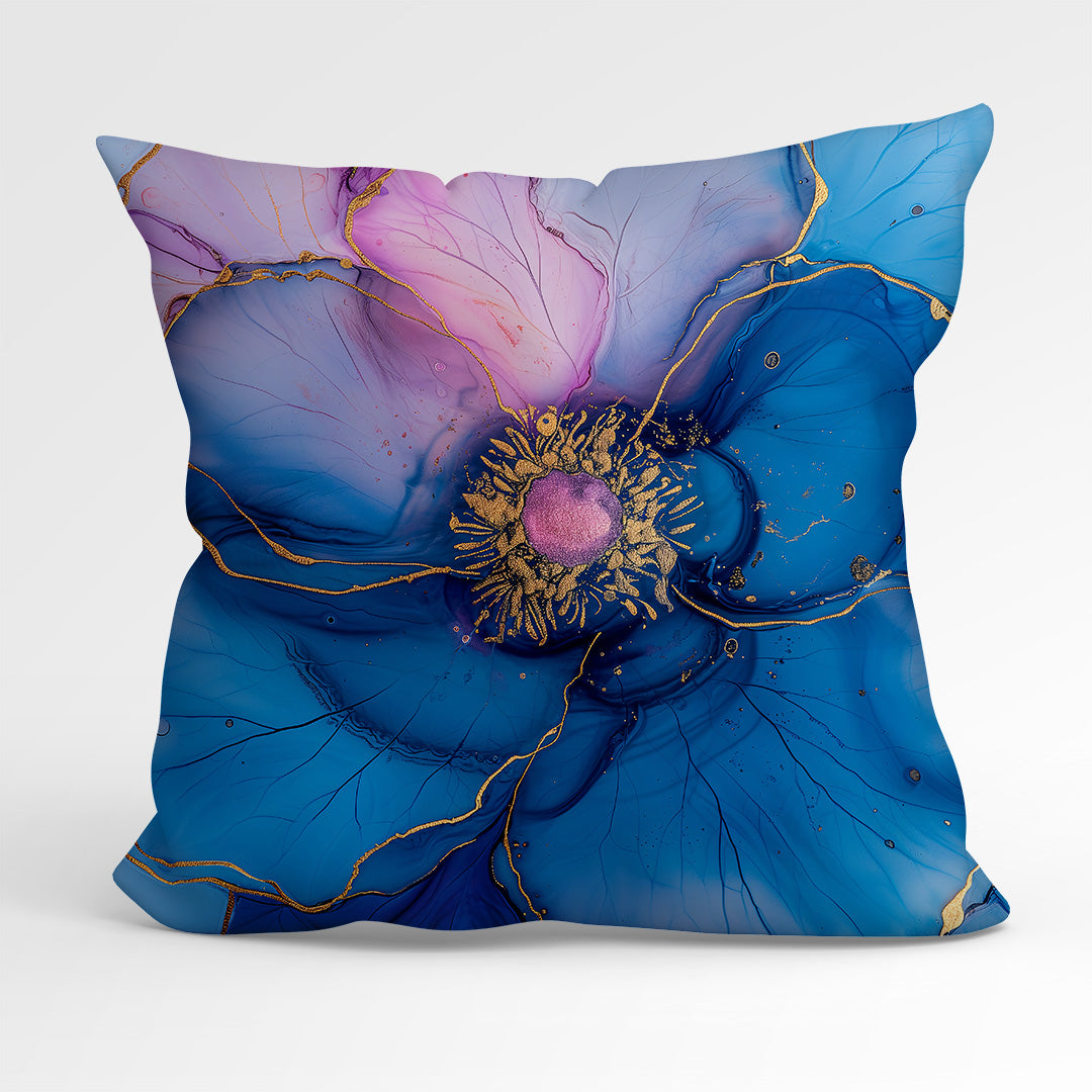 CUSHION Panel Abstract Ink Flower 3 CP-154