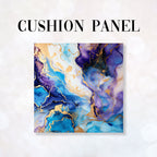 CUSHION Panel Ink Abstract Blue CP-155
