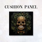 CUSHION Panel Gold Skull CP-164