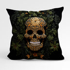 CUSHION Panel Gold Skull CP-164