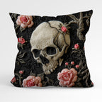 CUSHION Panel Skull and Roses CP-169