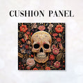 CUSHION Panel Blooming Skull CP-170