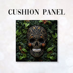 CUSHION Panel Forest Skull CP-173