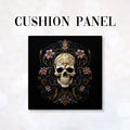 CUSHION Panel Obsidian Skull CP-177