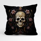 CUSHION Panel Obsidian Skull CP-177