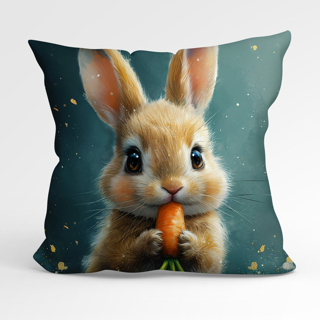 CUSHION Panel Bunny and Carrot CP-125