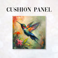 CUSHION Panel Hummingbird Painting CP-129