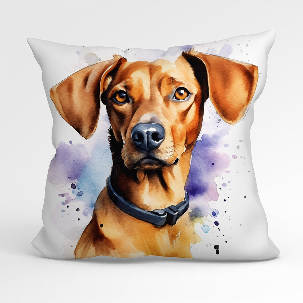 CUSHION Panel Hungarian Vizsla White CP-132