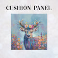 CUSHION Panel Floral Deer CP-242