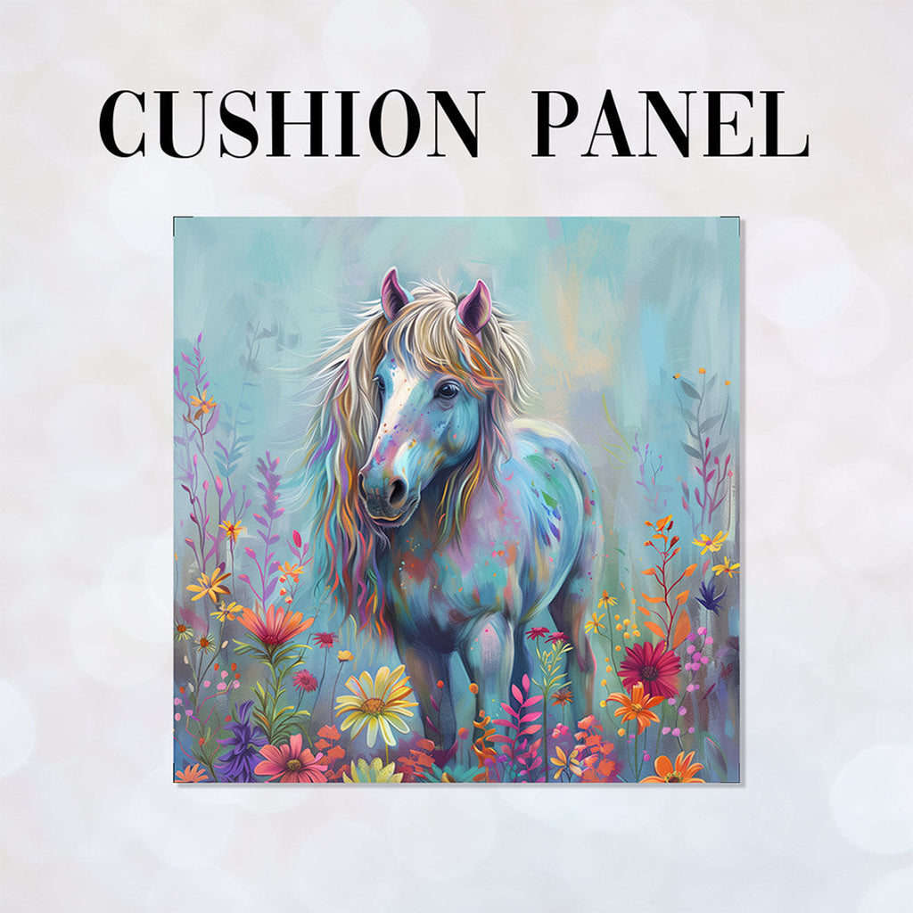 CUSHION Panel Pastel Horse CP-246